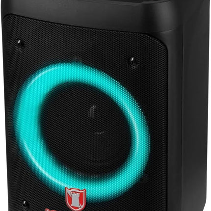Bafle Profesional Kaiser KSW-7002 Recargable de 4” y 3000W PMPO con Bluetooth, Radio FM y Luces LED