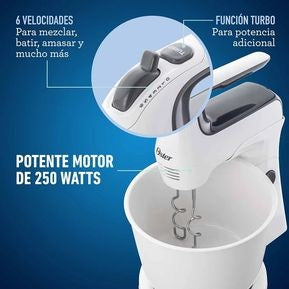Batidora de mano y pedestal Oster® FPSTHS3610 acción giratoria única