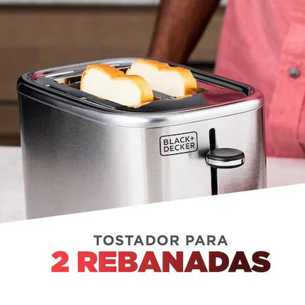 Tostador Black&Decker TR0012SS-LA 2 Rebanadas