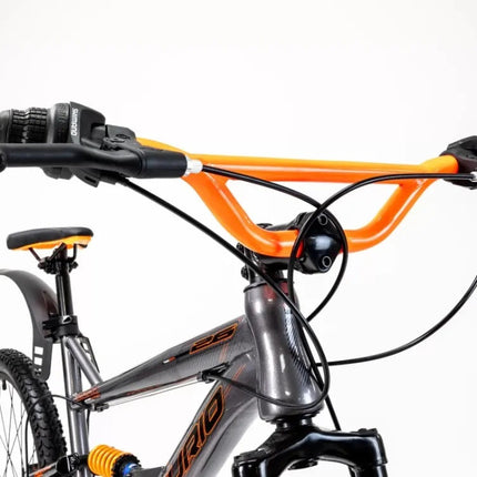 Mountain Bike Mercurio Doble Susp Kaizer Dh R26 21v Shimano Plateado 26 "