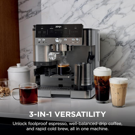 Cafetera de Espresso y Cold Brew Ninja ES601 Luxe Café Premier Series