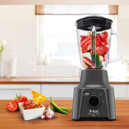 Licuadora T-Fal 2 Velocidades Powermix Vaso Vidrio 1.25 L 550 W