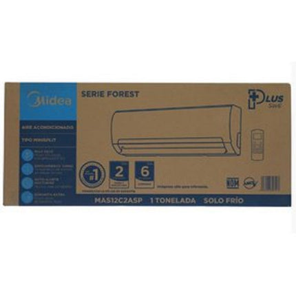 Clima MiniSplit Midea MAS12C2ASP Aire Acondicionado 1T 220V Frio