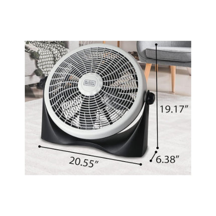 Ventilador De Piso BLACK & DECKER BFF16B 16" Negro / Gris