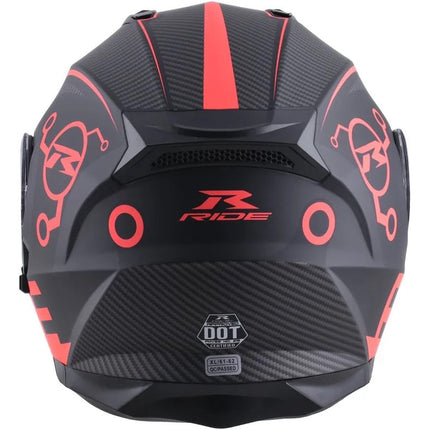 Casco Motociclista Abatible Tour Hr Ride Line St N Unisex