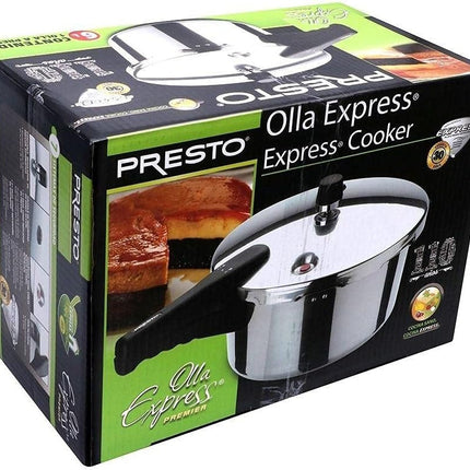 Olla Presto 6 75484 Express 6 Litros con 7 Sistemas de Seguridad de Aluminio