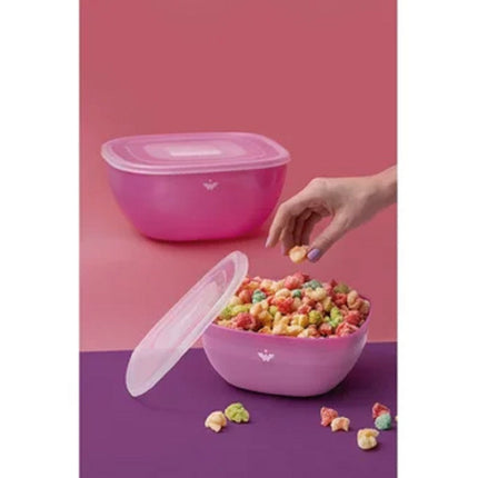 Juego de Topper Tramontina 29899052 Mujer Maravilla Polipropileno Magenta 2 Pzs