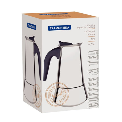 Cafetera Italiana Tramontina 61768100 para Expresso 350 ml