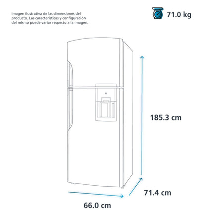 Refrigerador Mabe RMS400IBMRX0 400 L Inoxidable