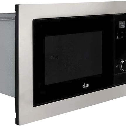 Horno de Microondas TEKA MS 620 BIS 110V.Acero inoxidable con antihuella 18 L netos.Grill de quarzo