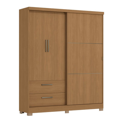 ROPERO KAPPESBERG C533 CN ROP DE 218X180X50 CM COLOR CANELA