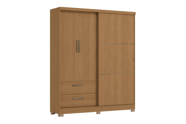 ROPERO KAPPESBERG C533 CN ROP DE 218X180X50 CM COLOR CANELA