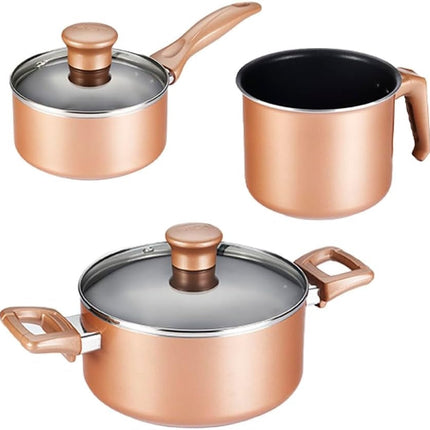 Batería de Cocina T-Fal B953SN84 Supercook Titanium 23 Piezas Antiadherente Reforzado con Titanio
