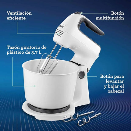 Batidora de mano y pedestal Oster WFPSTHS3610 acción giratoria única