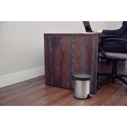 Bote de Basura Tramontina 94538705 Acero Inox New C/Pedestal 5 L