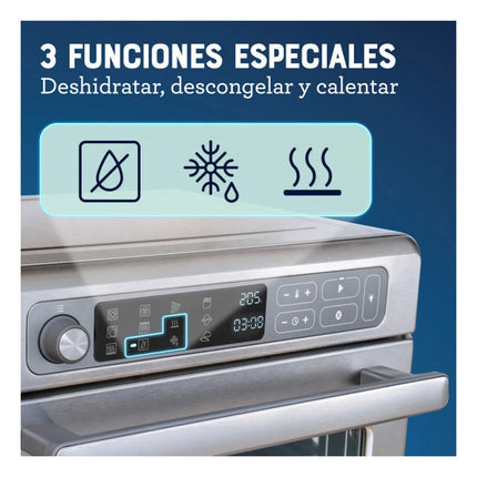 Horno Freidora Oster 22L 127V TSSTTVDAF1NS Acero