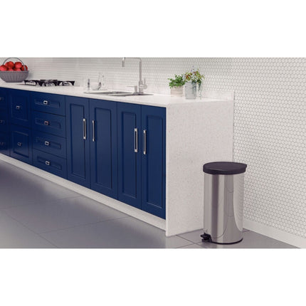 Bote de Basura Tramontina 94538720 Acero Inox New C/Pedestal 20L