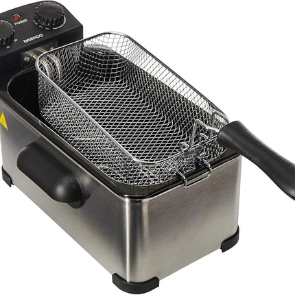 Freidora de inmersión Daewoo DDF-364 cap 3 Lts con control de temperatura potencia de 1700W