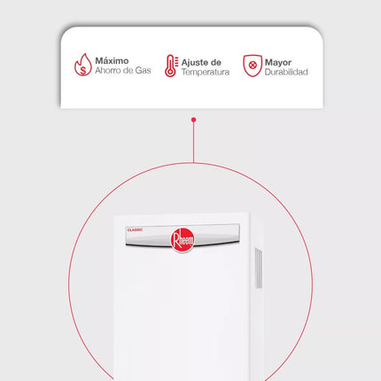 Calentador INSTANTANEO Rheem RHINCHL13P 13 Litros Gas LP