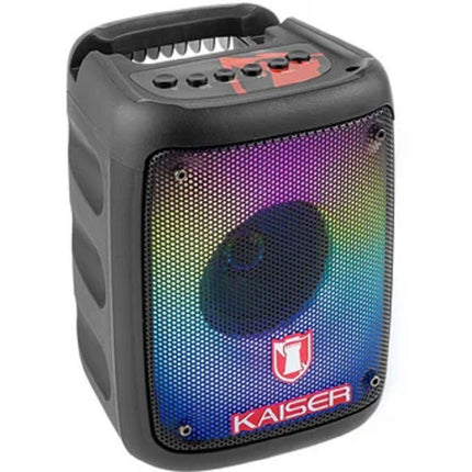 Bocina Kaiser KSW-7003 De 3 Pulgadas Con 4 Efectos De Luz Negro