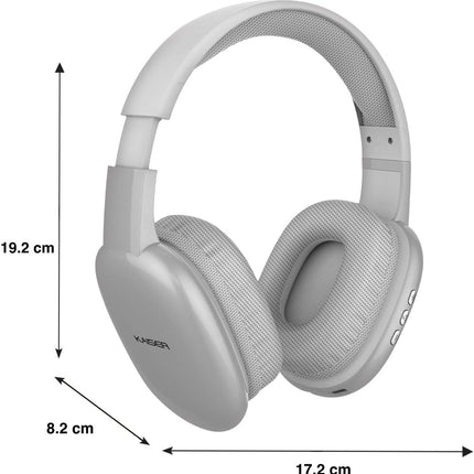 Audífonos de Diadema Kaiser KHE-2002SL Over Ear Recargables con Bluetooth, Reproductor Micro SD, Manos Libres y Micrófono Morado (Copia)