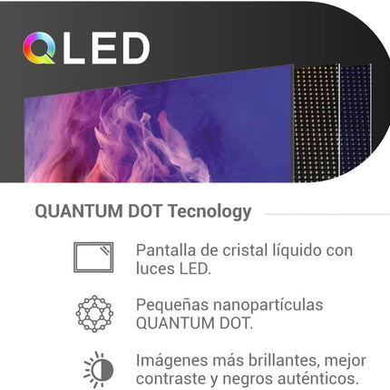 Pantalla Hyundai HYLED5531QR 55" QLED Smart UHD 4K