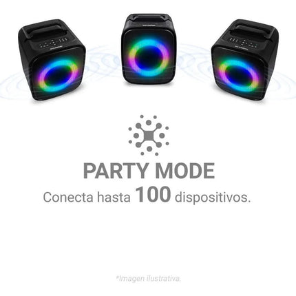 Bocina Hyundai HYSPBT10 Bluetooth 120w Luces Led