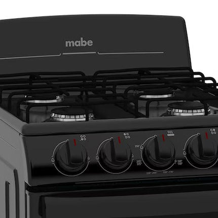 Estufa Mabe EM5031BAPN1 de Piso 20" con 4 Quemadores de Gas