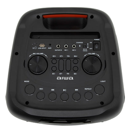 Bocina Portátil AIWA AWPOH1D Bluetooth 80W con Panel LED