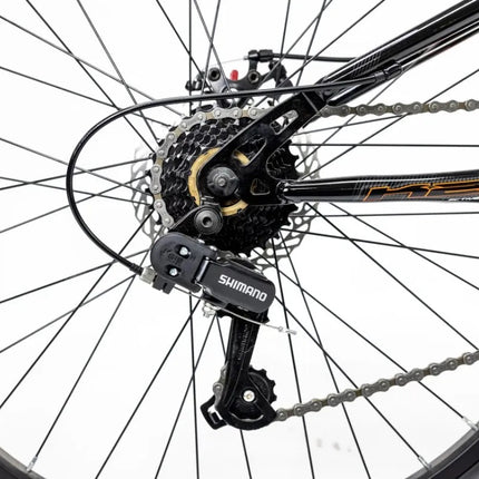 Mountain Bike Mercurio Doble Susp Kaizer Dh R26 21v Shimano Plateado 26 "