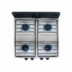 Parrilla de Gas Super Flama 4Q-TA, 4 Quemadores Acero Inoxidable