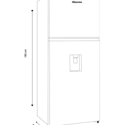 Refrigerador Hisense RT16N6CDX Cong Sup 16P Silver