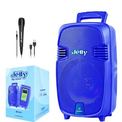 Paquete Bafle Recargable 12" Fussion PBS-12JELLY-RY Bluetooth + Ventilador MTZ TOYS FAN-10 360 Multi Oscilación