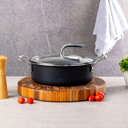 Batería de Cocina 6 Piezas Vasconia 70010456 Urban de Aluminio Negro