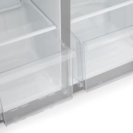 Refrigerador Hisense RS15N6GCX Side by Side 15 pies Silver