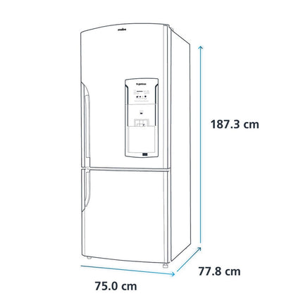 Refrigerador Mabe RMB520IBMRX1 Bottom Freezer 520 L Inoxidable