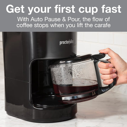 Cafetera Proctor Silex®48351G con capacidad para 10 tazas