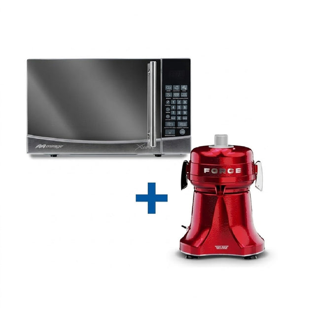 Horno Microondas Mirage Microwave MWD020E 0.7 Espejo + Extractor de Jugos Turmix FORCE CHERRY