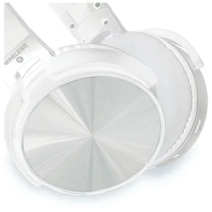 Audífonos Mitzu MH-8097WH Diadema Bluetooth con manos libres blancos