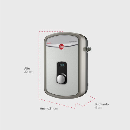 Calentador de Agua Rheem RTX3-13  Instantáneo Eléctrico 13 kW 220 V 1.5 Servicios