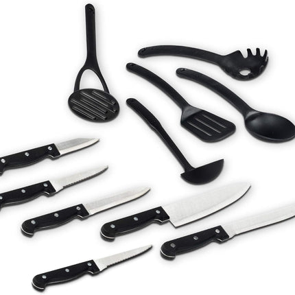Batería de Cocina Vasconia EKCO BAT19PZ Classic 19 piezas negra