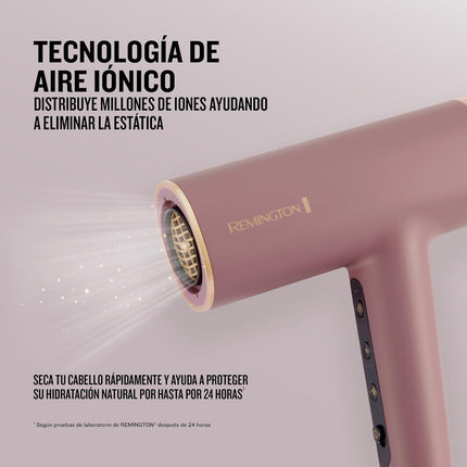 Secadora Remington EC8930 AIRvive Digital con Tecnología Iónica