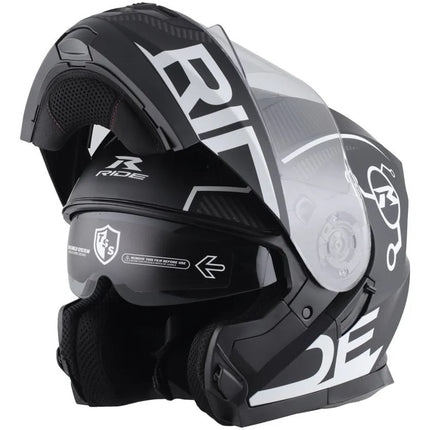 Casco Motociclista Abatible Tour Hr Ride Line St N Unisex