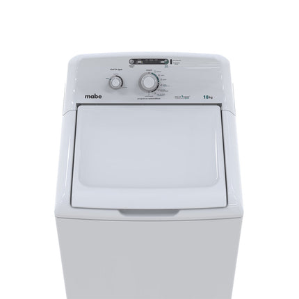 Lavadora Mabe LMA78112CBAB02 Aqua Saver Green 18 kg Blanca