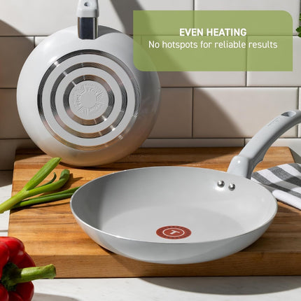 Bateria de Cocina T-Fal C493SC74 Refresh 12 piezas Termo Señal Rosa