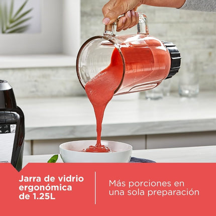 Licuadora Black & Decker BL0876-1BDLA Vaso Vidrio 700W de 8 Vel Negra