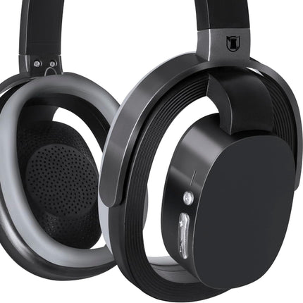 Audífonos Diadema Kaiser KHL-5504BK Bluetooth Recargables Airy Rubber con Extra Comfort y Micrófono Manos Libres Negro