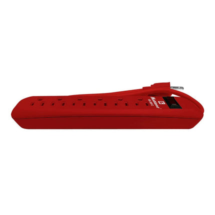 Multicontacto Supresor Koblenz SS-300 C de 6 Contactos Rojo