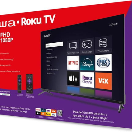 Pantalla 43 Pulgadas Aiwa AW43B4SMRK Roku TV FHD