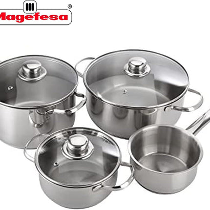 Batería Magefesa Vesta 01BXVESTA10 acero inoxidable 10 piezas